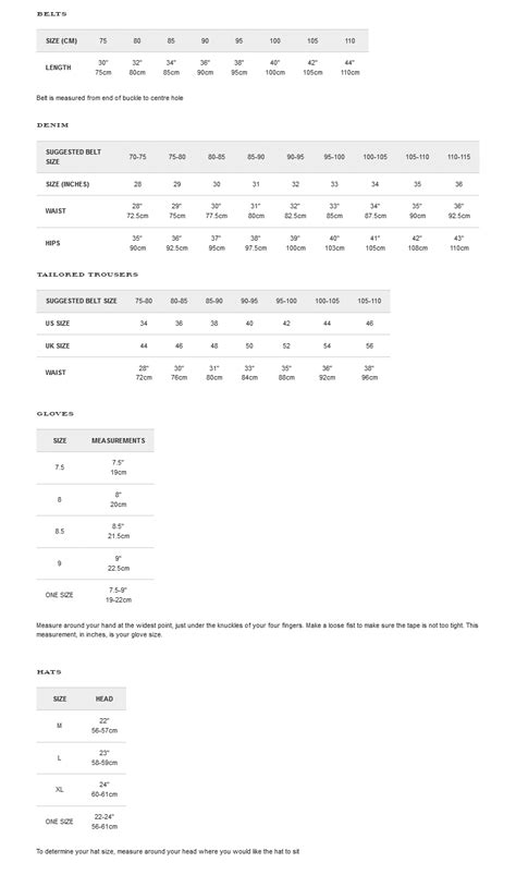 burberry polo shirt size chart